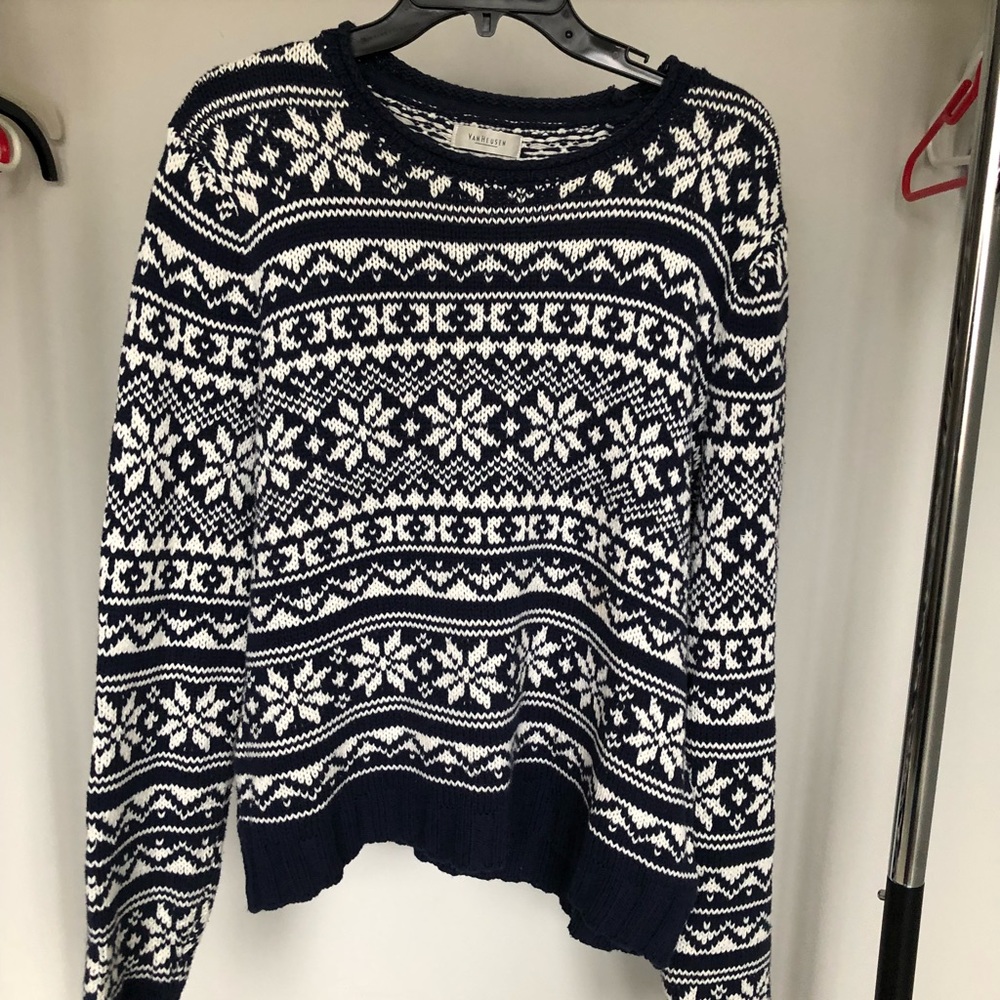 Fair Isle Print Sweater